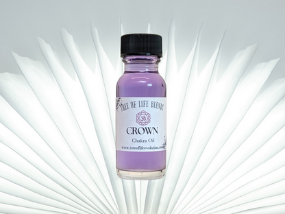 Crown Chakra Oil | Crown Chakra Essential Oil Blend | Crown Chakra Ritual Oil