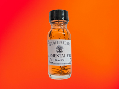 Fire Element Oil | Transformation, Passion, Protection, Energy, and Success Oil | Elemental Fire Ritual Oil