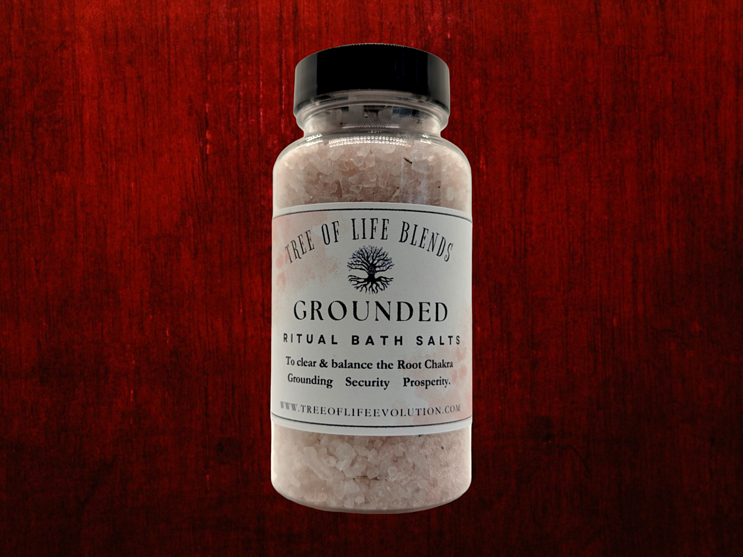 Grounded Bath Salts | Root Chakra Bath Salts | Dead Sea & Essential Oil Bath Salts