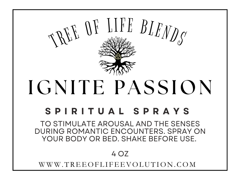 Ignite Passion Aromatherapy Spray | Ignite Passion Smokeless Mist | Pillow Spray | Essential Oil Infused Aromatherapy