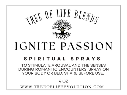 Ignite Passion Aromatherapy Spray | Ignite Passion Smokeless Mist | Pillow Spray | Essential Oil Infused Aromatherapy