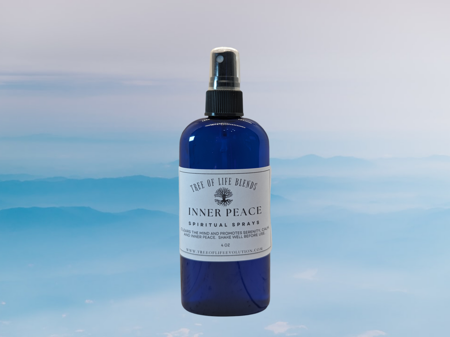 Inner Peace Aromatherapy Spray | Smokeless Smudge Mist | Yoga Mat Spray | Essential Oil Infused Aromatherapy