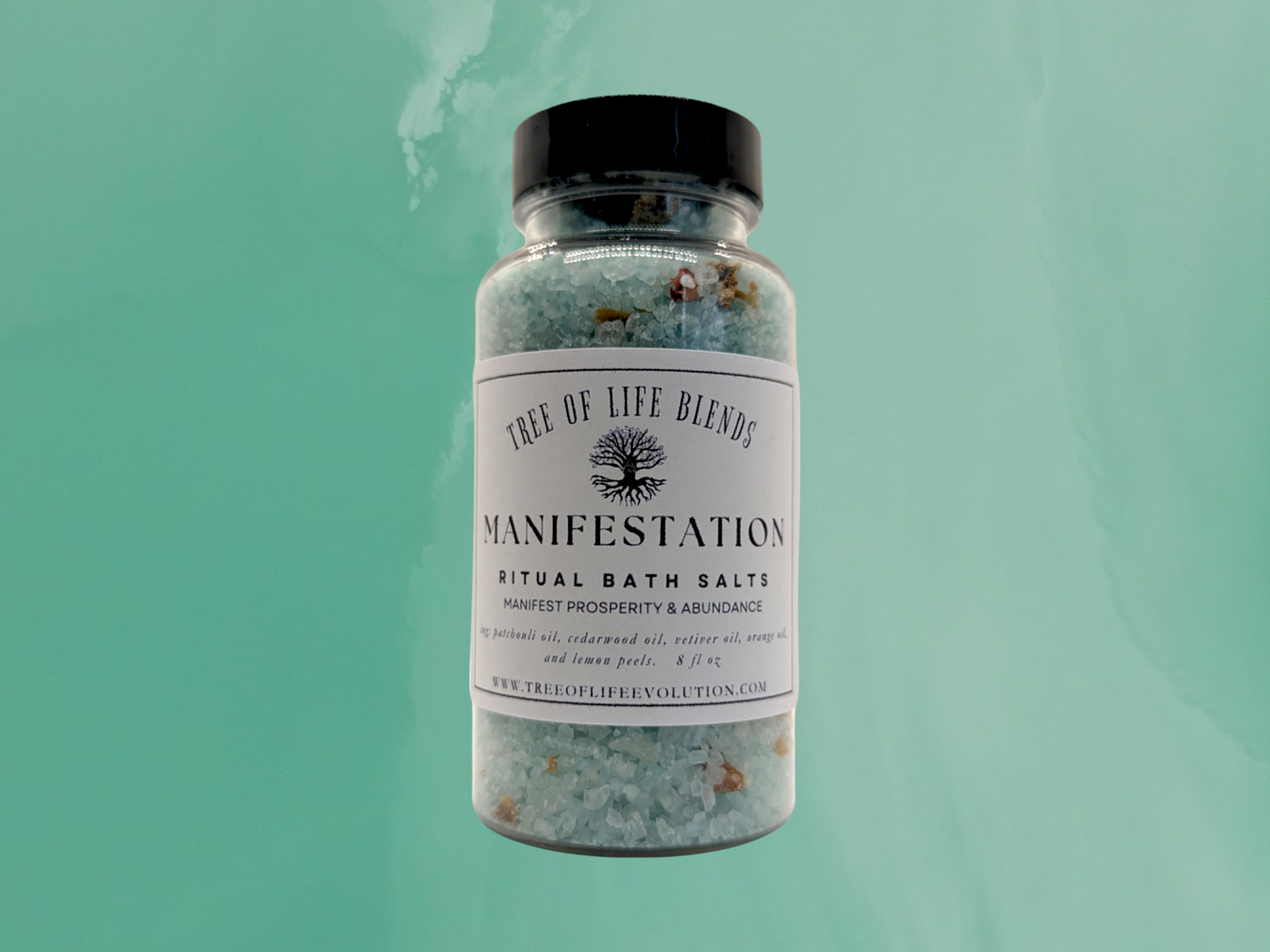 Manifestation Bath Salts | Prosperity Bath Salts | Dead Sea & Essential Oil Bath Salts