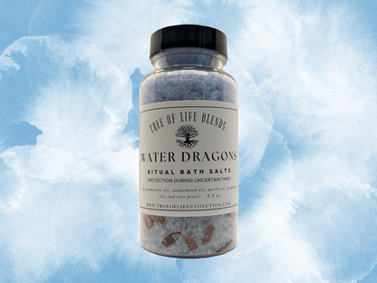 Water Dragons Bath Salts | Protection Bath Salts | Dead Sea & Essential Oil Bath Salts