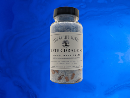 Water Dragons Bath Salts | Protection Bath Salts | Dead Sea & Essential Oil Bath Salts