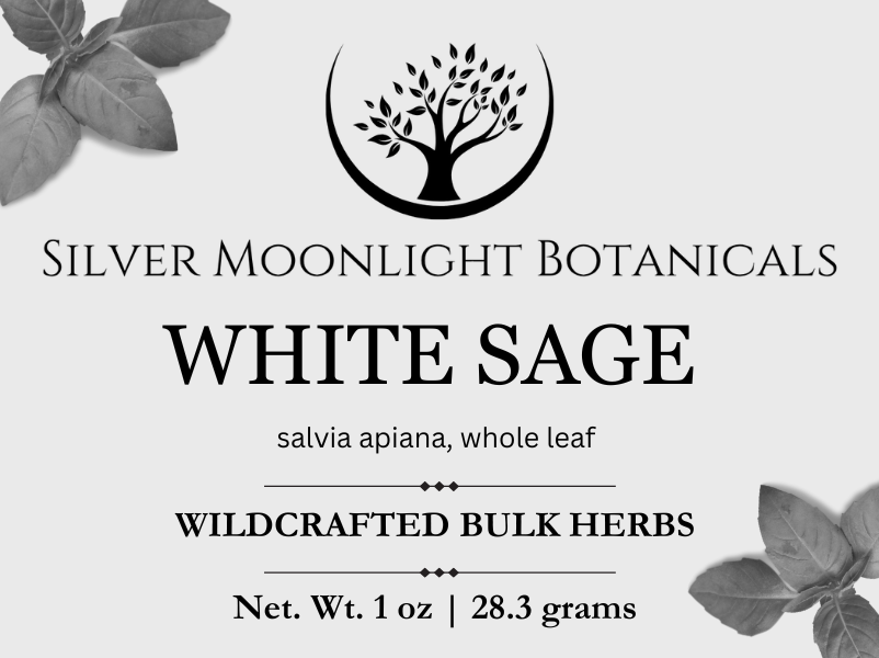 White Sage Leaf | Loose White Sage Leaf | Ceremonial White Sage | Salvia apiana