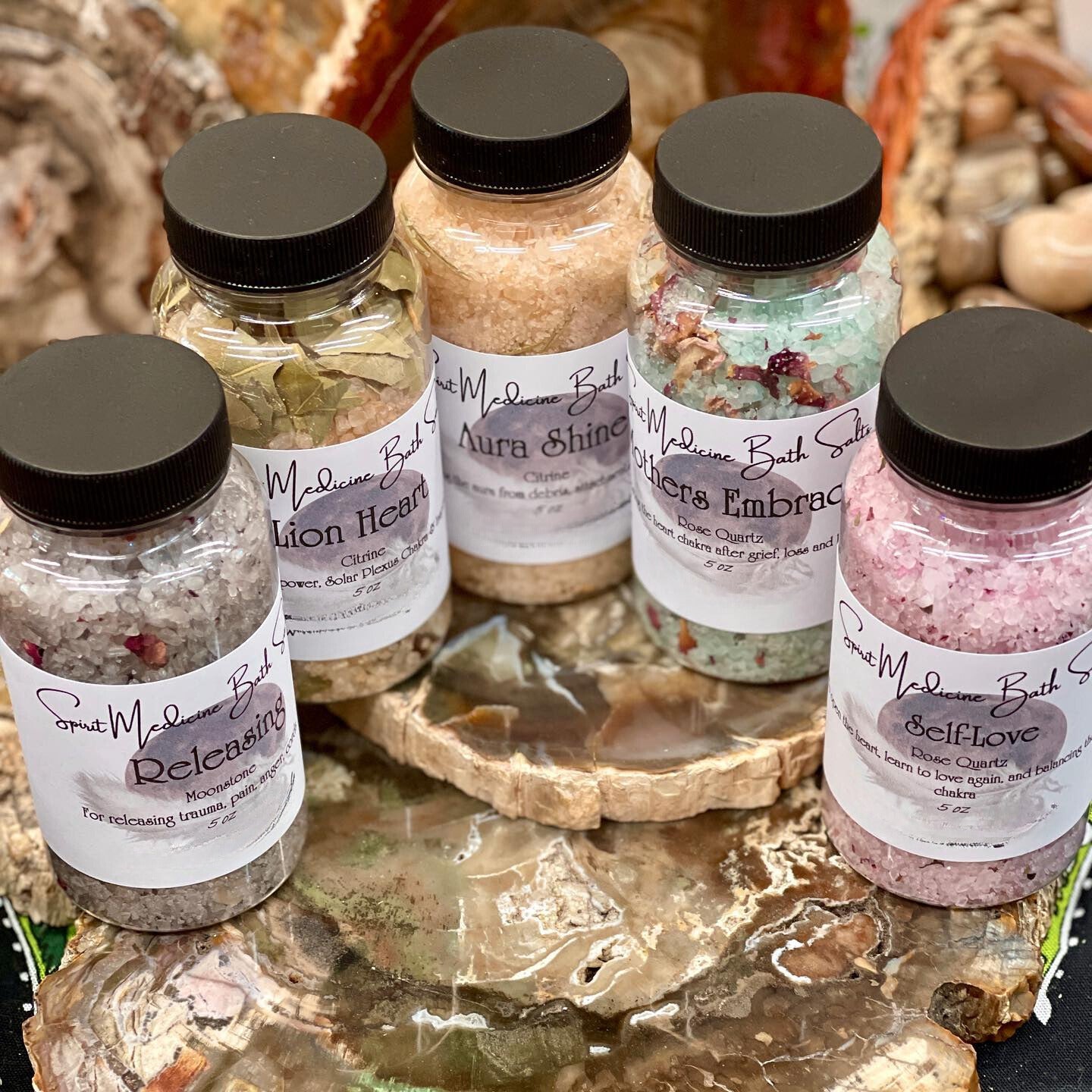 Spirit Medicine Bath Salts | Spiritual Bath Salts | Dead Sea &amp; Essential Oil Bath Salts