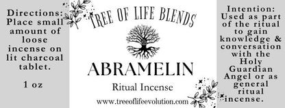 Abramelin Incense, High Magick Ritual Incense, Hand-blended