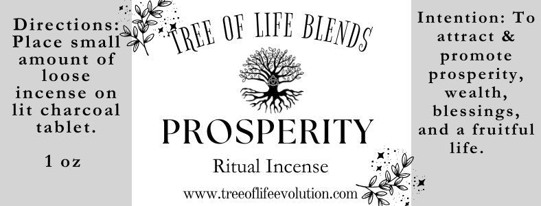 Prosperity Incense| Money Incense | Financial Success Incense