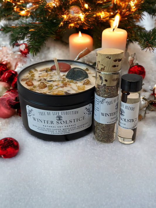 Winter Solstice Sabbat Kit | Yule Sabbat Candle Kit