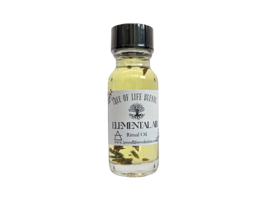 Air Element oil from Tree of Life Evolution on white background