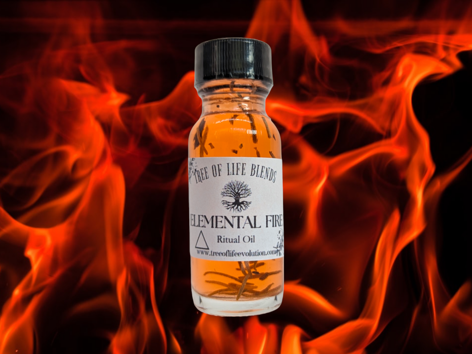 Fire Element Oil | Transformation, Passion, Protection, Energy, and Success Oil | Elemental Fire Ritual Oil