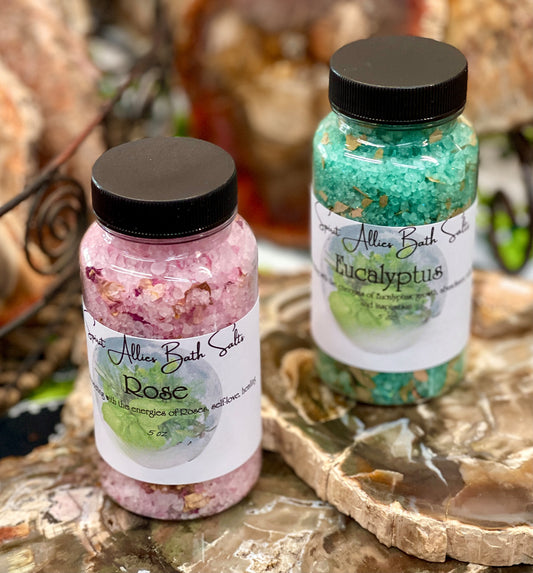 Plant Allies Bath Salts | Spiritual Bath Salts |Dead Sea &amp; Essential Oil Bath Salts