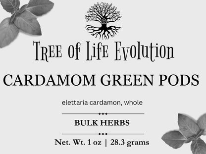 Cardamom Pods | Green | Whole | Elettaria cardamomum