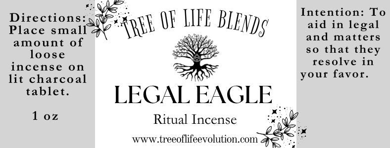 Legal Eagle Ritual Incense | Court Incense