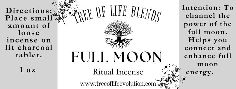 Full Moon Ritual Incense | Loose Incense | Hand-blended Incense