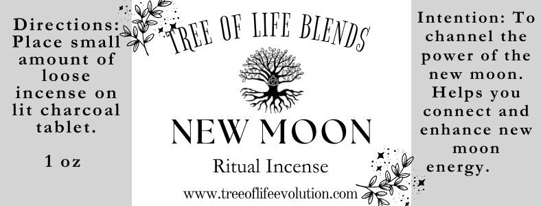 New Moon Ritual Incense | Loose Incense | Hand-blended Incense