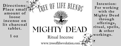 Mighty Dead Incense | Hidden Company Incense | Ritual Incense